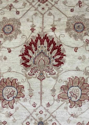 ковер ручной работы Шелковый Афганский ковер ручной работы Сhoubi (Чуби) 5.22x3.68 — фото 3