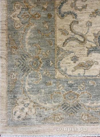 ковер ручной работы Шерстяной Афганский ковер ручной работы Сhoubi Ziegler (Чуби зиглер) 4.59x3.61 — фото 2