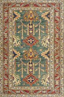 Афганский ковер ручной работы Казах 0.83x1.2м