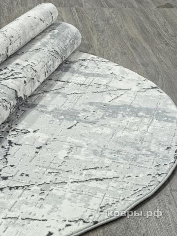 ковер KARMEN HALI NENSI GL039G GREY / GREY Овал — фото 3