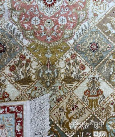 ковер ручной работы Шелковый Китайский ковер ручной работы 1.52x0.92 — фото 2