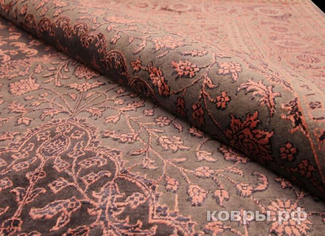 ковер ручной работы Индийский ковер ручной работы из шелка и шерсти Rajkumar (Ражкумар) 3.06x2.06 — фото 4