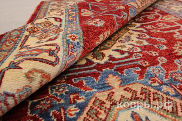 ковер ручной работы Шелковый Афганский ковер ручной работы Kazakh (Казах) 1.85x1.26 — фото 5