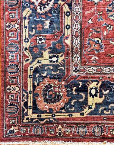 ковер ручной работы Афганский ковер ручной работы из шелка и шерсти Bidjar (Биджар) 2.5x2.91 — фото 4