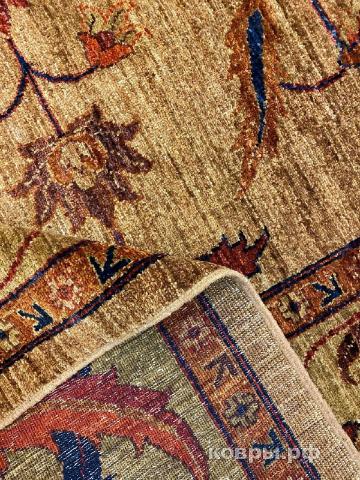 ковер ручной работы Шерстяной Афганский ковер ручной работы Сhoubi (Чуби) 3.97x3.22 — фото 4