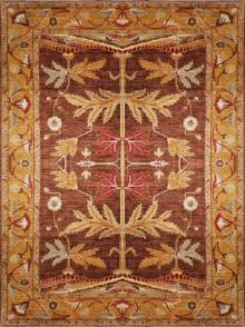 Шерстяной Афганский ковер ручной работы Сhoubi (Чуби файн) 3.9x2.95