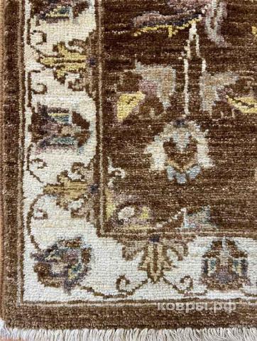 ковер ручной работы Шерстяной Афганский ковер ручной работы Сhoubi Ziegler (Чуби зиглер) 0.9x0.63 — фото 2