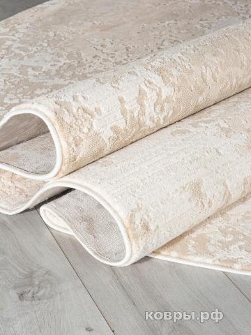 ковер Ковер ROZA SIESTA M028A LIGHT BEIGE / BEIGE Овал — фото 4