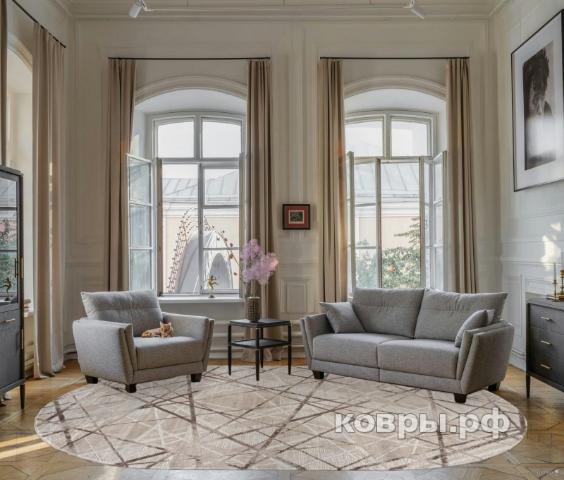 ковер Ковер DORUK MEXX MX014 BEIGE Овал — фото 3