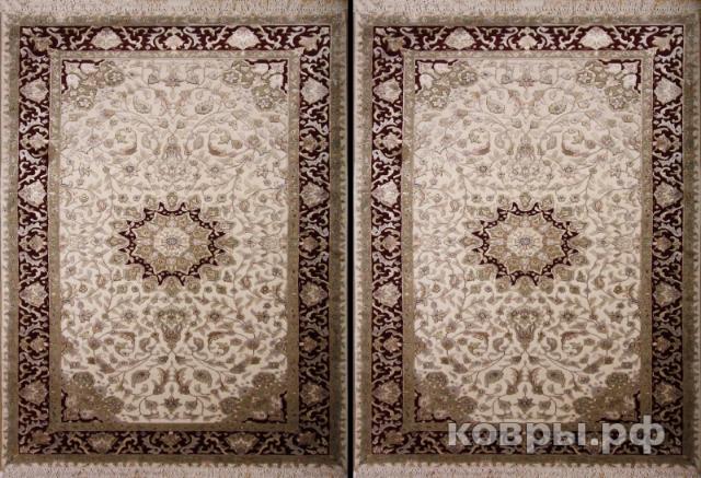 ковер ручной работы Индийский ковер ручной работы из шелка и шерсти Agra (Агра) 1.56x0.95 — фото 2