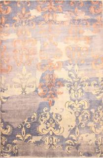 Шелковый Афганский ковер ручной работы Modern (Модерн) 2.88x1.91