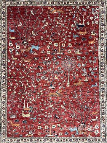 ковер ручной работы Шерстяной Афганский ковер ручной работы Bidjar (Биджар) 3.54x2.73 — фото 2