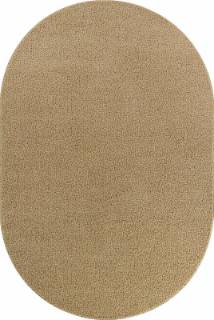 Однотонный бежевый ковер Ковер LANA t600 BEIGE 5 Овал Однотонный бежевый ковер Ковер LANA t600 BEIGE 5 Овал