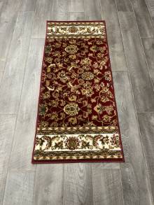 Коврик № 1710,бордовый,размер 0,65 на 1,5 метра