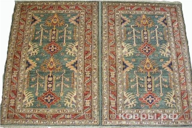 ковер ручной работы Афганский ковер ручной работы Казах 0.83x1.2м — фото 2