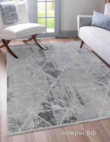 ковер OZ KAPLAN Leonidas B0749A Silver-Grey — фото 2