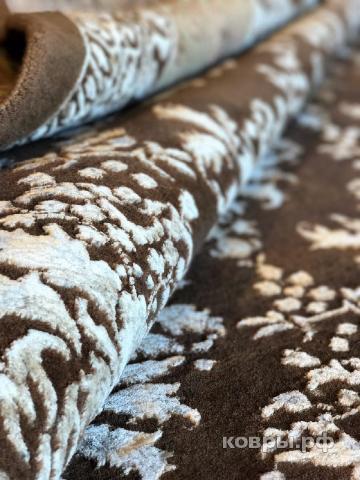 ковер ручной работы Индийский ковер ручной работы из шелка и шерсти Rajkumar (Ражкумар) 4.15x3 — фото 2