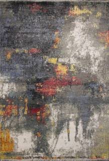 Индийский ковер ручной работы из шелка и шерсти 2x1.4