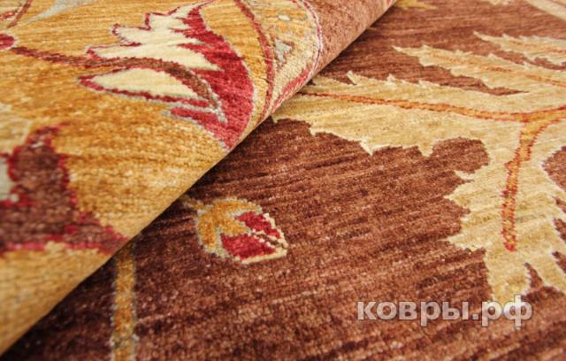 ковер ручной работы Шерстяной Афганский ковер ручной работы Сhoubi (Чуби файн) 3.9x2.95 — фото 2