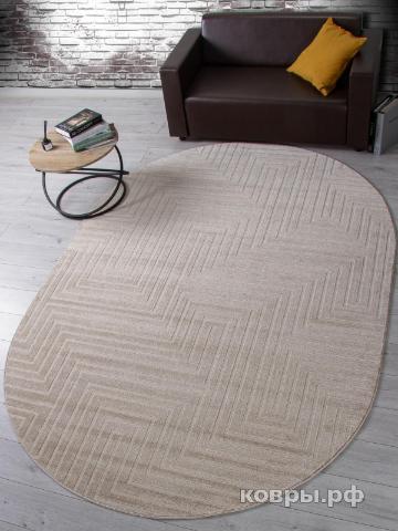 ковер Ковер MERINOS DIOS F412 LIGHT BEIGE Овал — фото 3