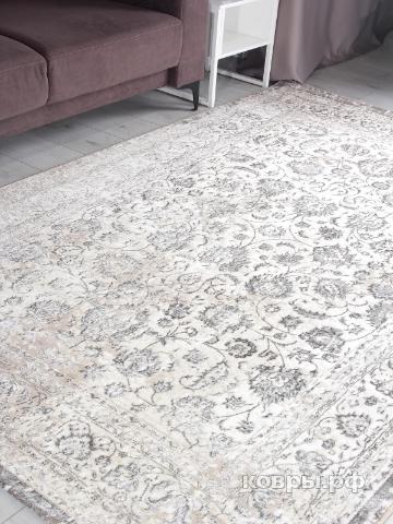 ковер Ковер  SAHAN LILY 8504A S.WHITE / P.VIZON — фото 3