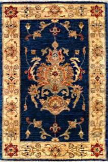 Гладкий ковер ручной работы Чуби 121 0.6x0.9м