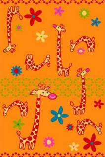 Ковер Funky Giraffe a apricot Ковер Funky Giraffe a apricot