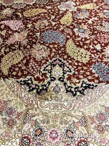 ковер ручной работы Шелковый Китайский ковер ручной работы 2.83x1.81 — фото 2