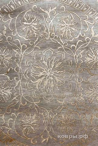 ковер ручной работы Китайский ковер ручной работы из шелка и шерсти 2.44x1.68 — фото 5