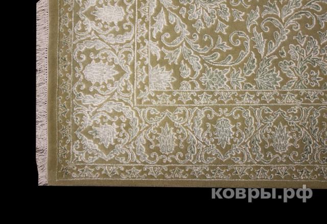 ковер ручной работы Индийский ковер ручной работы из шелка и шерсти Agra (Агра) 2.46x1.72 — фото 4