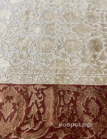 ковер ручной работы Индийский ковер ручной работы из шелка и шерсти Radjput (Раджпут) 3.96x3.05 — фото 2