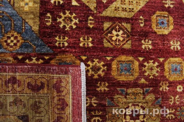 ковер ручной работы Шелковый Афганский ковер ручной работы Mamluk (Мамлук) 4.18x2.74 — фото 5