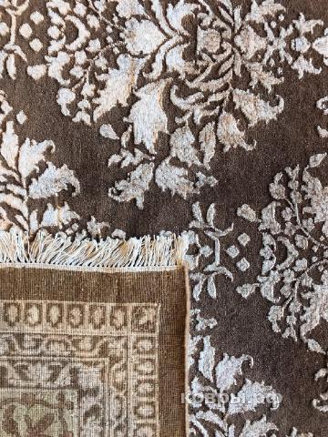 ковер ручной работы Индийский ковер ручной работы из шелка и шерсти Rajkumar (Ражкумар) 4.15x3 — фото 3