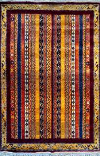 Шерстяной Индийский ковер ручной работы 2.25x1.55