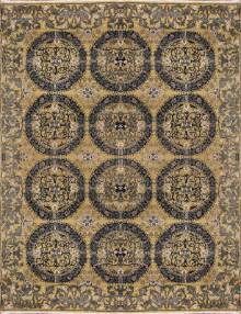 Шерстяной Индийский ковер ручной работы 2.39x3