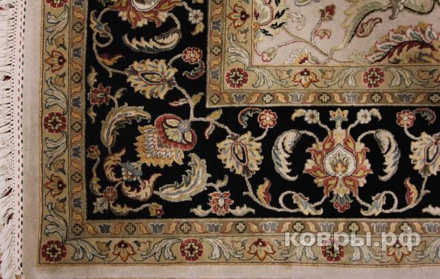 ковер ручной работы Индийский ковер ручной работы из шелка и шерсти Agra (Агра) 2.77x3.71 — фото 5