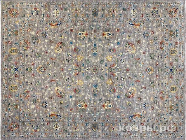 ковер ручной работы Шелковый Афганский ковер ручной работы Waziri (Вазири солтани) 3.65x2.75