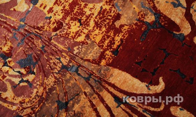 ковер ручной работы Шелковый Индийский ковер ручной работы 2.95x2.47 — фото 3