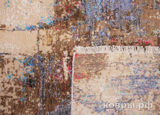 ковер ручной работы Индийский ковер ручной работы из шелка и шерсти 1.84x1.25 — фото 3