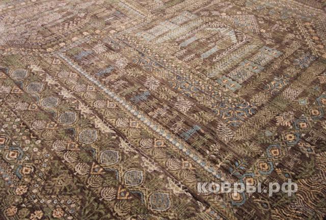 ковер ручной работы Шерстяной Индийский ковер ручной работы 3.78x2.7 — фото 7