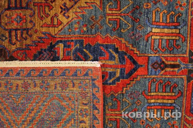 ковер ручной работы Шелковый Афганский ковер ручной работы Horasan (Хорасан) 3.71x2.8 — фото 2