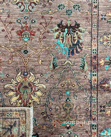 ковер ручной работы Шелковый Афганский ковер ручной работы Сhoubi (Чуби файн) 1.91x1.27 — фото 2