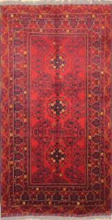 Афганский ковер ручной работы из шелка и шерсти Hamamadi (Хамамади) 2x1.05