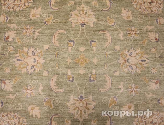 ковер ручной работы Шерстяной Афганский ковер ручной работы Сhoubi Ziegler (Чуби зиглер) 2.49x1.95 — фото 2