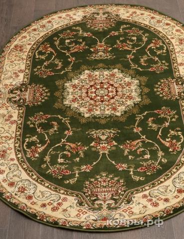 ковер Merinos Izmir d037 GREEN Овал — фото 2