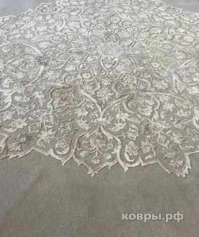 ковер ручной работы Индийский ковер ручной работы из шелка и шерсти Agra (Агра) 4.24x3.02 — фото 4