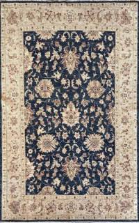 Афганский ковер ручной работы из шелка и шерсти Сhoubi Ziegler (Чуби зиглер) 2.62x1.64