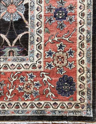 ковер ручной работы Шерстяной Афганский ковер ручной работы Сhoubi Ziegler (Чуби зиглер) 4.19x3.06 — фото 3