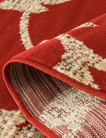 ковер Merinos Laguna d184 RED Овал — фото 3