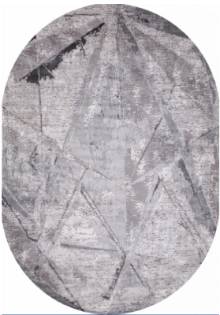 Ковер ARMINA 04022G GREY / GREY Овал